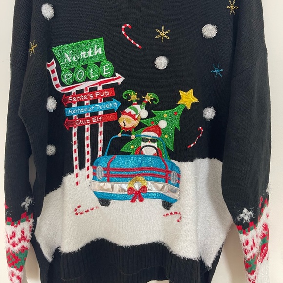 Holiday Time Woman’s Plus Size Christmas Holiday Sweater Size Xl(16-18) - Picture 3 of 7